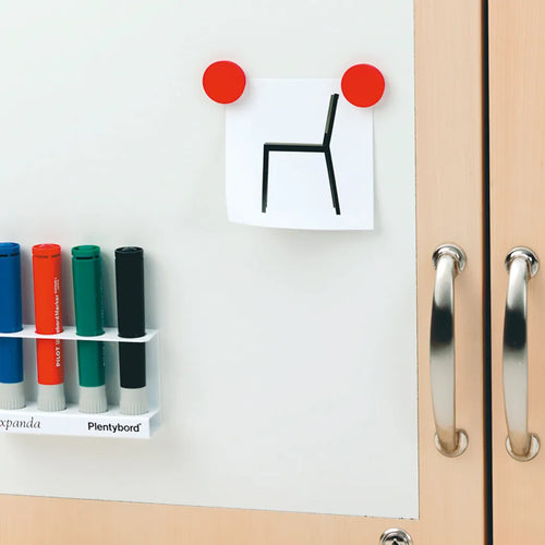 Sjöbergs Skåp 1, whiteboard-/björkdörrar