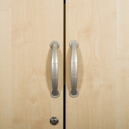 Sjöbergs Skåp 1, glas-/björkdörrar