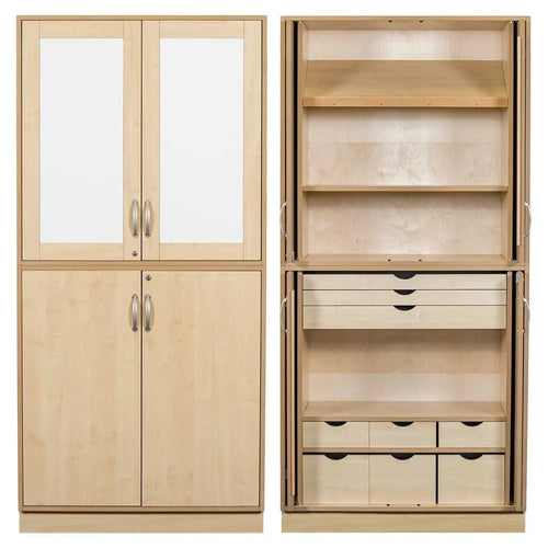 Sjöbergs Skåp 1, whiteboard-/björkdörrar